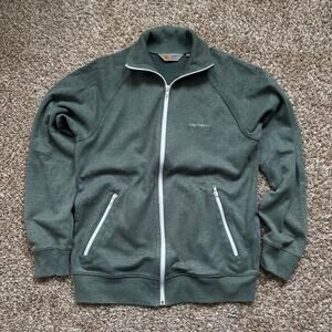 Carhartt WIP Green Sporty Track Gym Jacket Zip Sweatshirt